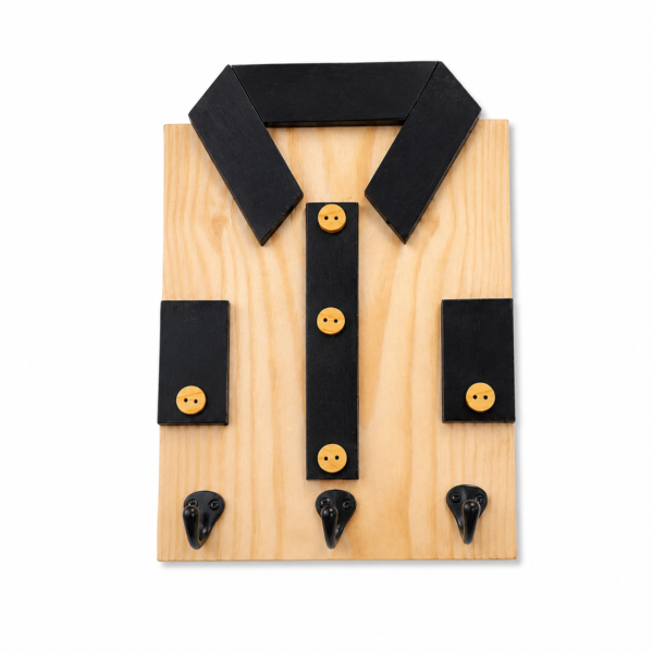 Perchero Camisa Artesanal de Madera